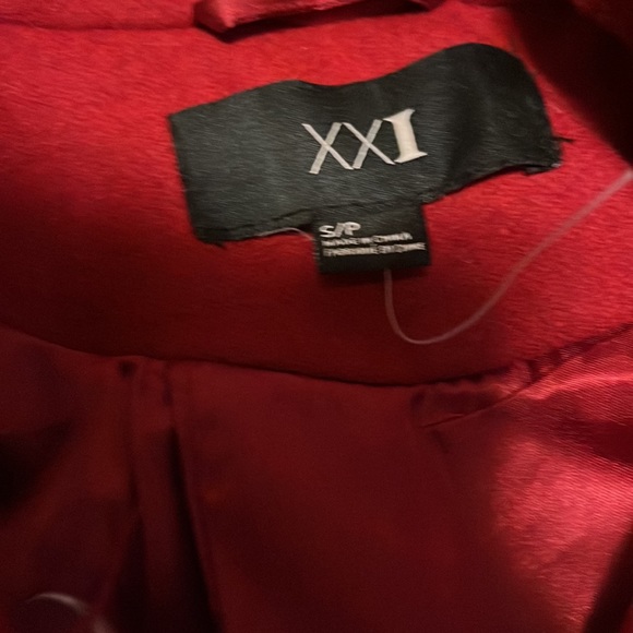 Little red riding hood esque toggle coat jacket fur lined hooded - Picture 2 of 6